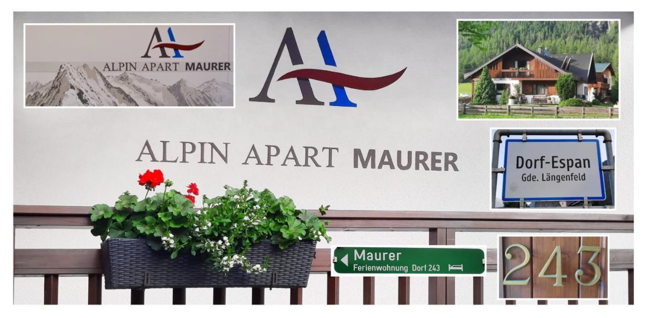 Alpin Apart Maurer Längenfeld Exterior foto